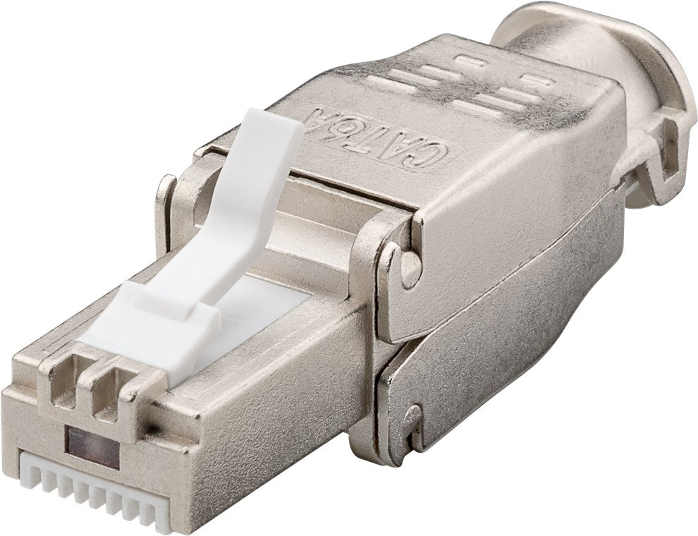 Goobay Tool-free RJ45 Network Plug CAT 6A STP, RJ45 tinklo kabelis