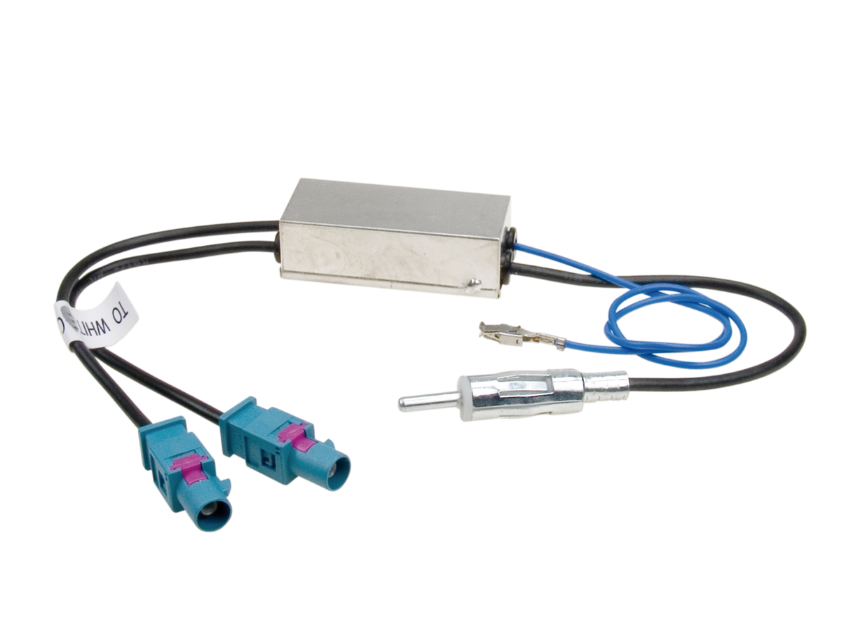 ACV DIN antenos adapteris 2x FAKRA / fantominis maitinimas 140305