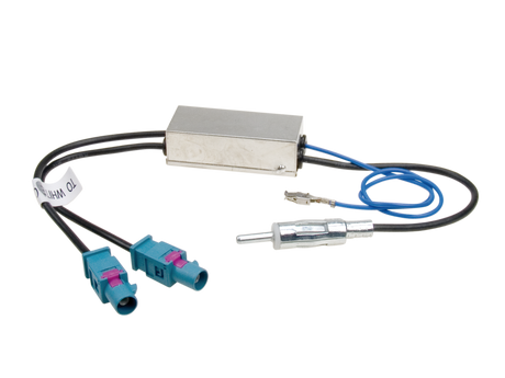ACV DIN antenos adapteris 2x FAKRA / fantominis maitinimas 140305