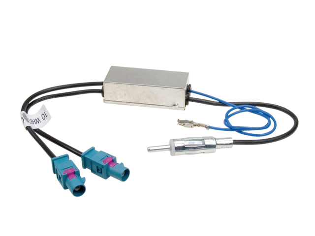 ACV DIN antenos adapteris 2x FAKRA / fantominis maitinimas 140305