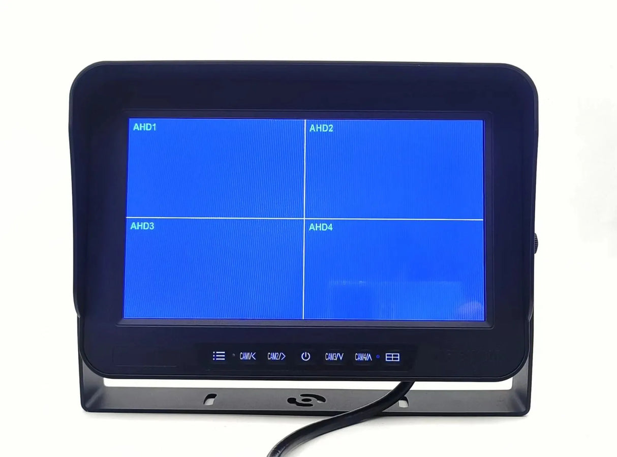 AHD KT-M1018AQ, 10" 4-ių kamerų (QUAD) monitorius