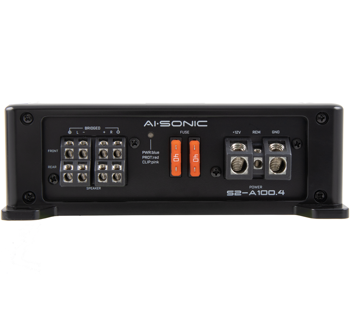 AI-SONIC S2-A100.4 - galinė panelė su jungtimis ir saugikliais
