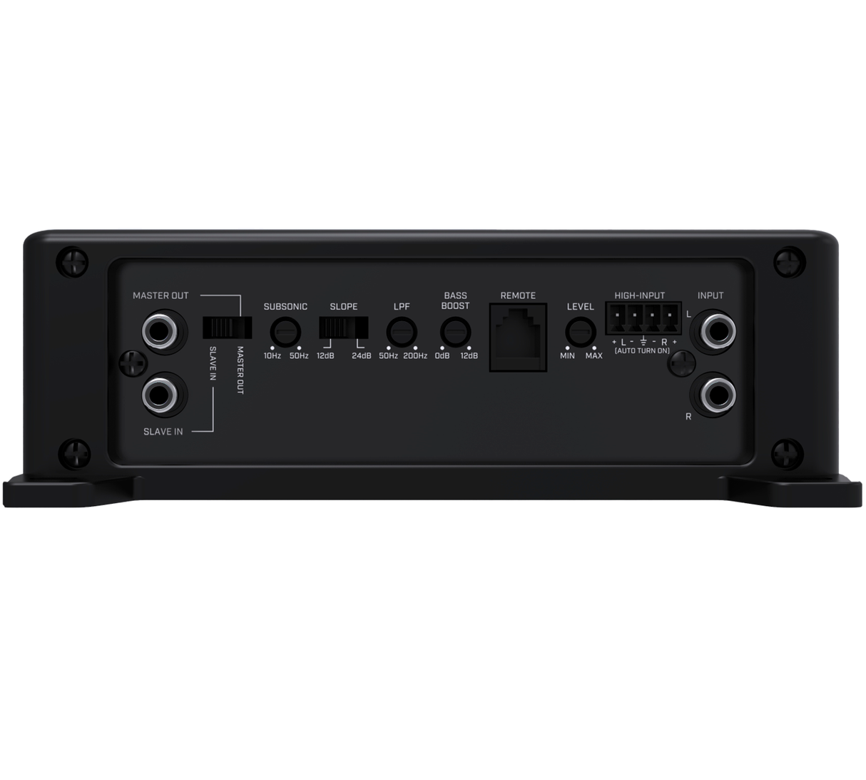 AI-SONIC S2-A2200.1 - galinė panelė su jungtimis ir valdikliais