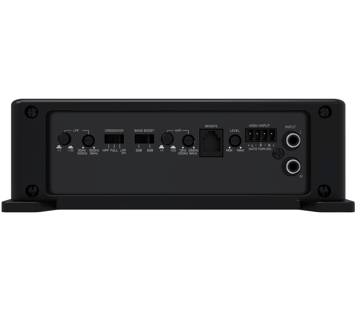 AI-SONIC S2-A65.2 - galinė panelė su jungtimis ir valdikliais