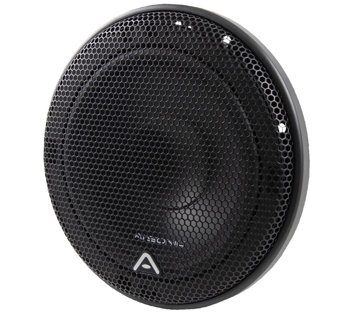 AI-SONIC S2-C6.2 - Grotelės su logotipu iš arti