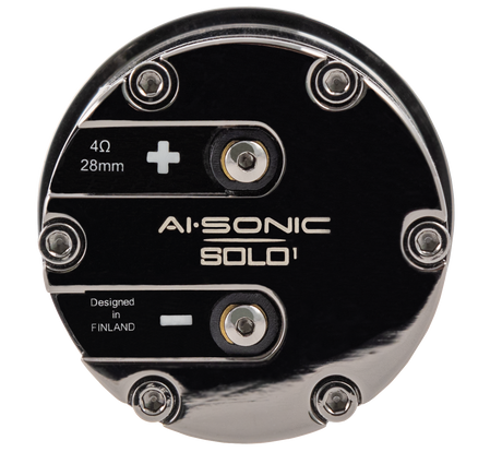 AI-SONIC SOLO 1 - galinė panelė su jungtimis ir specifikacija