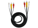 AIV Audio / Video 3x Rca liitäntäkaabelis 5,00 m