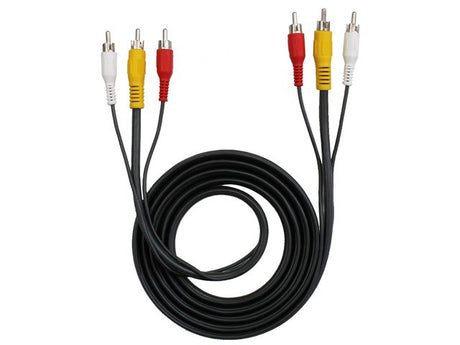 AIV Audio / Video 3x Rca liitäntäkaabelis 5,00 m
