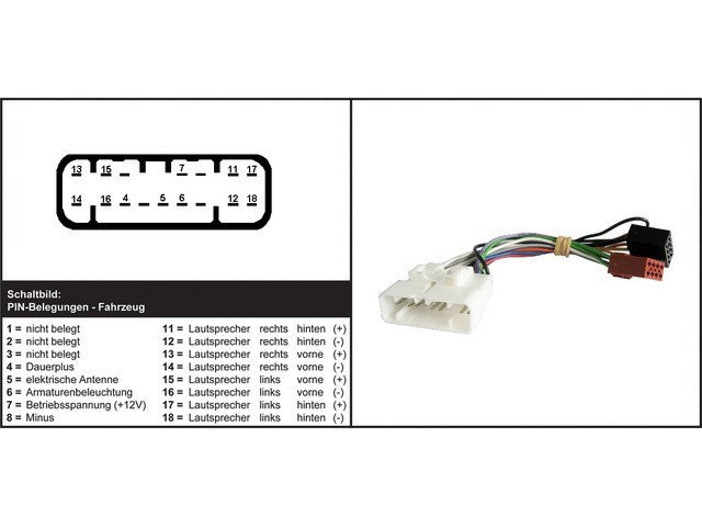 AIV Autoradijo adapterio kabelis