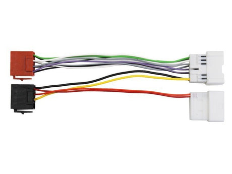 AIV ISO AR adapteris - laidų jungtys su spalvotais laidais