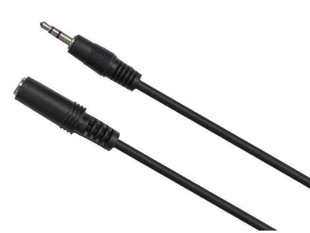 AIV Jack- pratęsimo kabelis - 3,50 mm - Stereo - 3,00 m - Moteriškas ir vyriškas jungtys iš arti