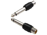 AIV Jakki-jungtis 6,30 mm / Rca-kištukas - Mono