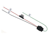 AIV triukšmo filtratorius 12V - laidai su žymomis "INPUT" ir "OUTPUT