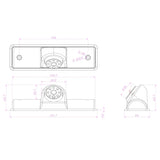 AMPIRE KV-UNIVERSAL, galinio vaizdo kamera automobiliui