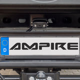 AMPIRE KVA300, galinio vaizdo kamera - galinė kamera virš numerio lentelės