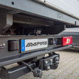 AMPIRE KVA300, galinio vaizdo kamera - Juodas automobilio prikabinimo mechanizmas