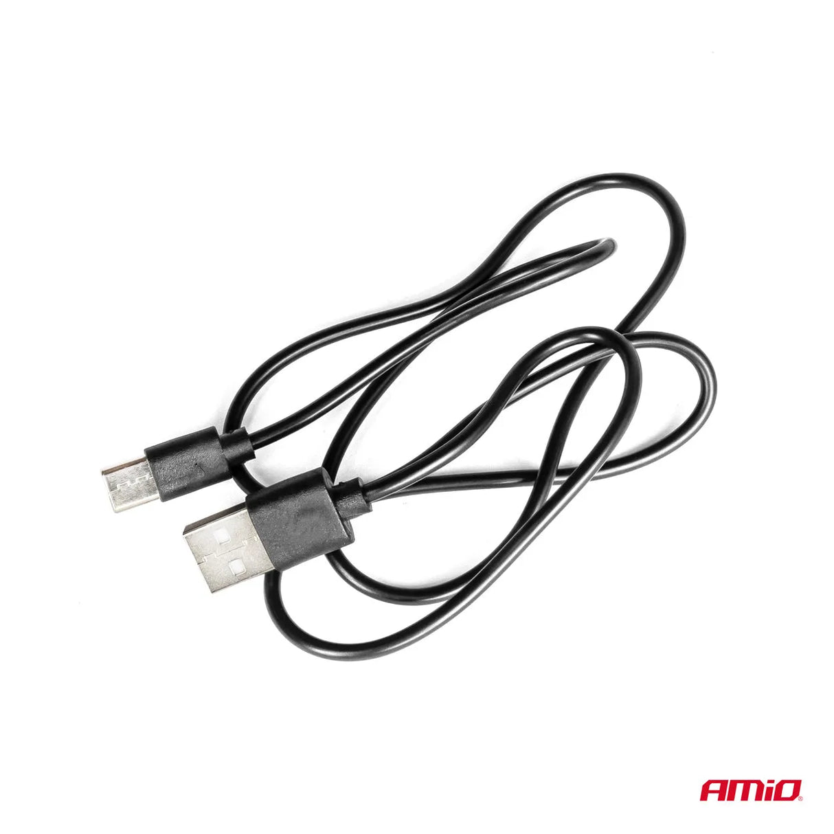 AMiO AMI-03932, belaidis LED švyturėlis su magnetu ir pulteliu, 12/24V - USB laidas su jungtimis