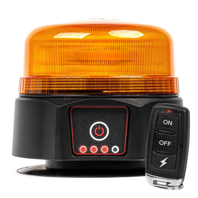 AMiO AMI-03932, belaidis LED švyturėlis su magnetu ir pulteliu, 12/24V
