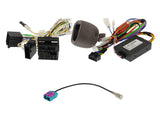 Alpine APF-X309MB, CAN-Bus and steering wheel remote control interface with vehicle display output