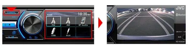 AV grotuvas su 3" ekranu JVC KD-X560BT, BLUETOOTH, USB, AUX