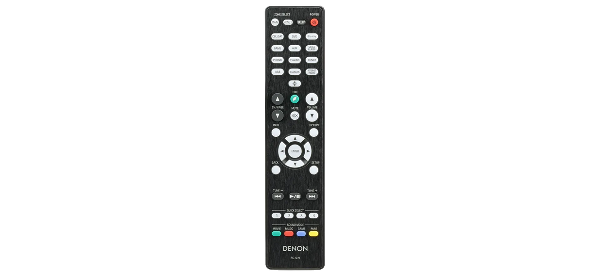 AV resyveris Denon AVR-X1500H 7.2 kanalo namų kino stiprintuvas 7x145W