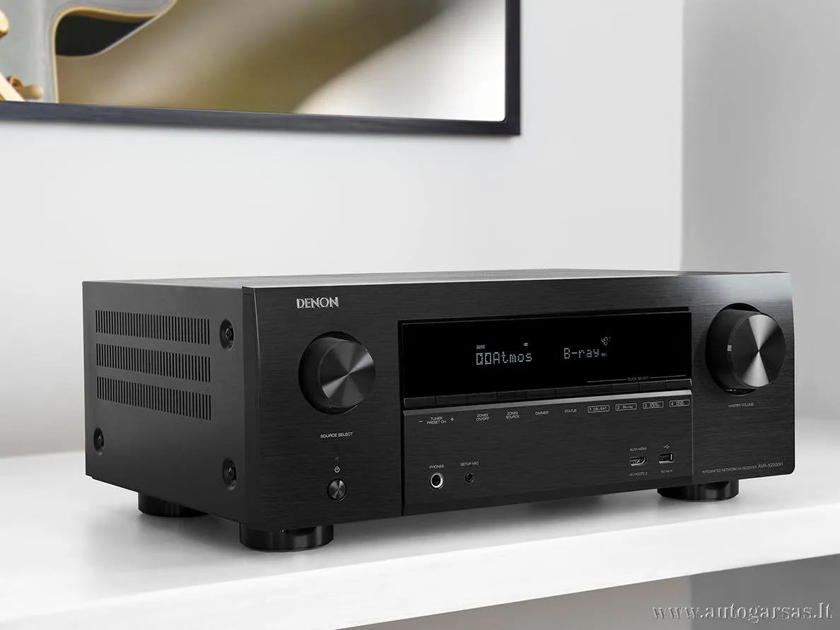 AV resyveris Denon AVR-X2500H 7.2 kanalo namų kino stiprintuvas 7x95W
