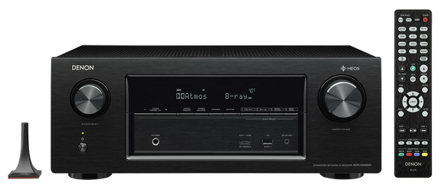 AV resyveris Denon AVR-X3400H 7.2 kanalo namų kino stiprintuvas 7x180W