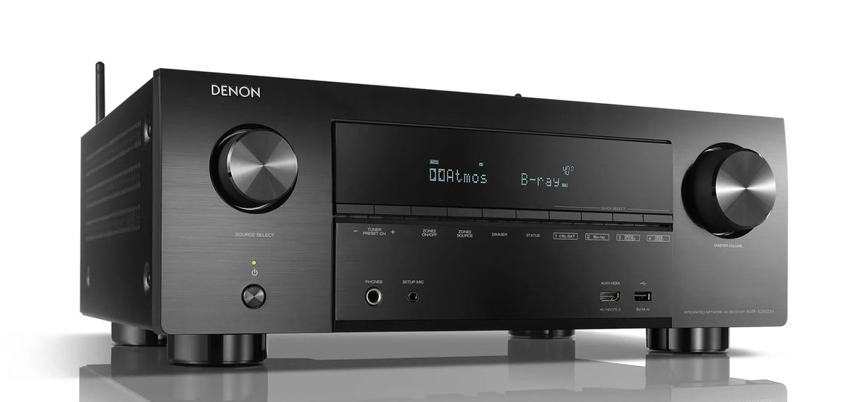 AV resyveris Denon AVR-X3600H 7.2 kanalo namų kino stiprintuvas 7x105W
