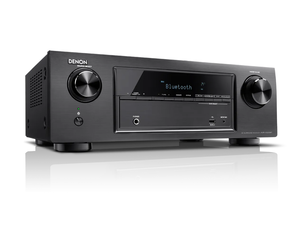 AV resyveris Denon AVR-X520BT 5.2 HD, 5x130W su Bluetooth