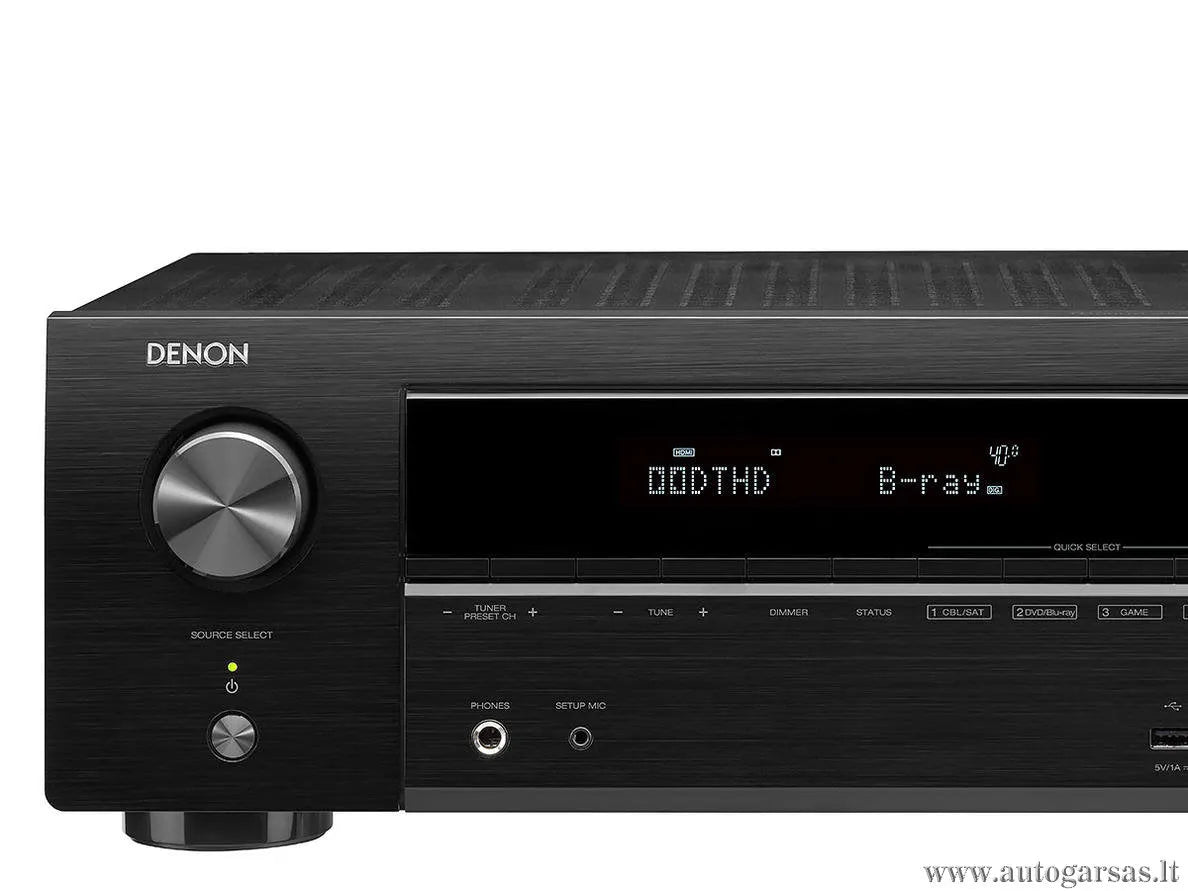 AV resyveris Denon AVR-X550BT 5.2 kanalo namų kino stiprintuvas 5x130W su Bluetooth