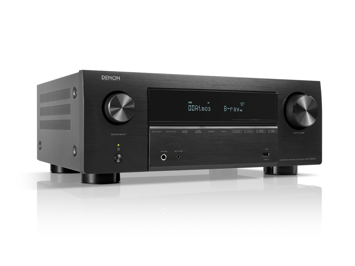 Denon AVC-X2850H, 7.2 kanalų 8K AV stiprintuvas su HEOS