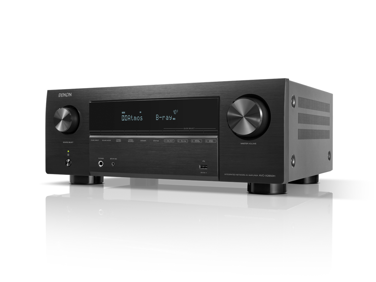 Denon AVC-X2850H, 7.2 kanalų 8K AV stiprintuvas su HEOS