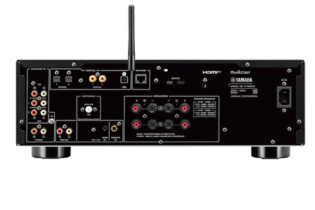 Yamaha R-N800ABL ( Juodas ) - Antena, jungtys, HDMI, MusicCast, AC IN