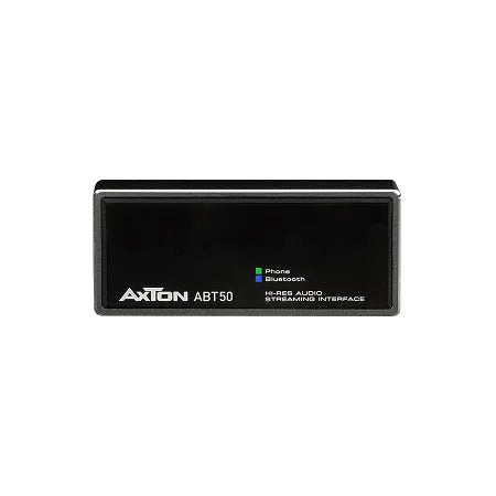 AXTON, ABT50 Bluetooth didelės raiškos garso srautinio perdavimo s - indikatoriai ir užrašai ant priekinės panelės
