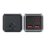 Acefast Z2, GaN, 3xUSB-C, 2xUSB-A, 75W Stalinis adapteris - įkroviklis