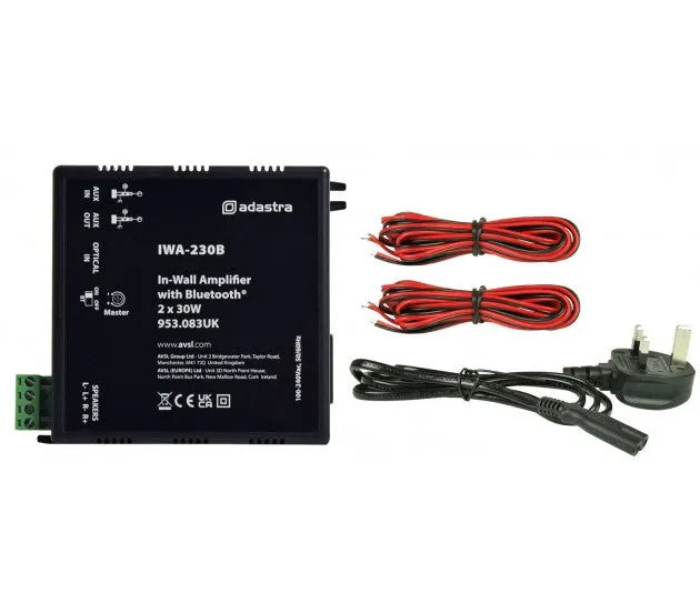 Adastra IWA230B, instaliacinis stereo stiprintuvas