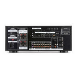 Advance Paris A10 APEX, integruotas stereo stiprintuvas su DAC - galinė panelė su daugybe jungčių