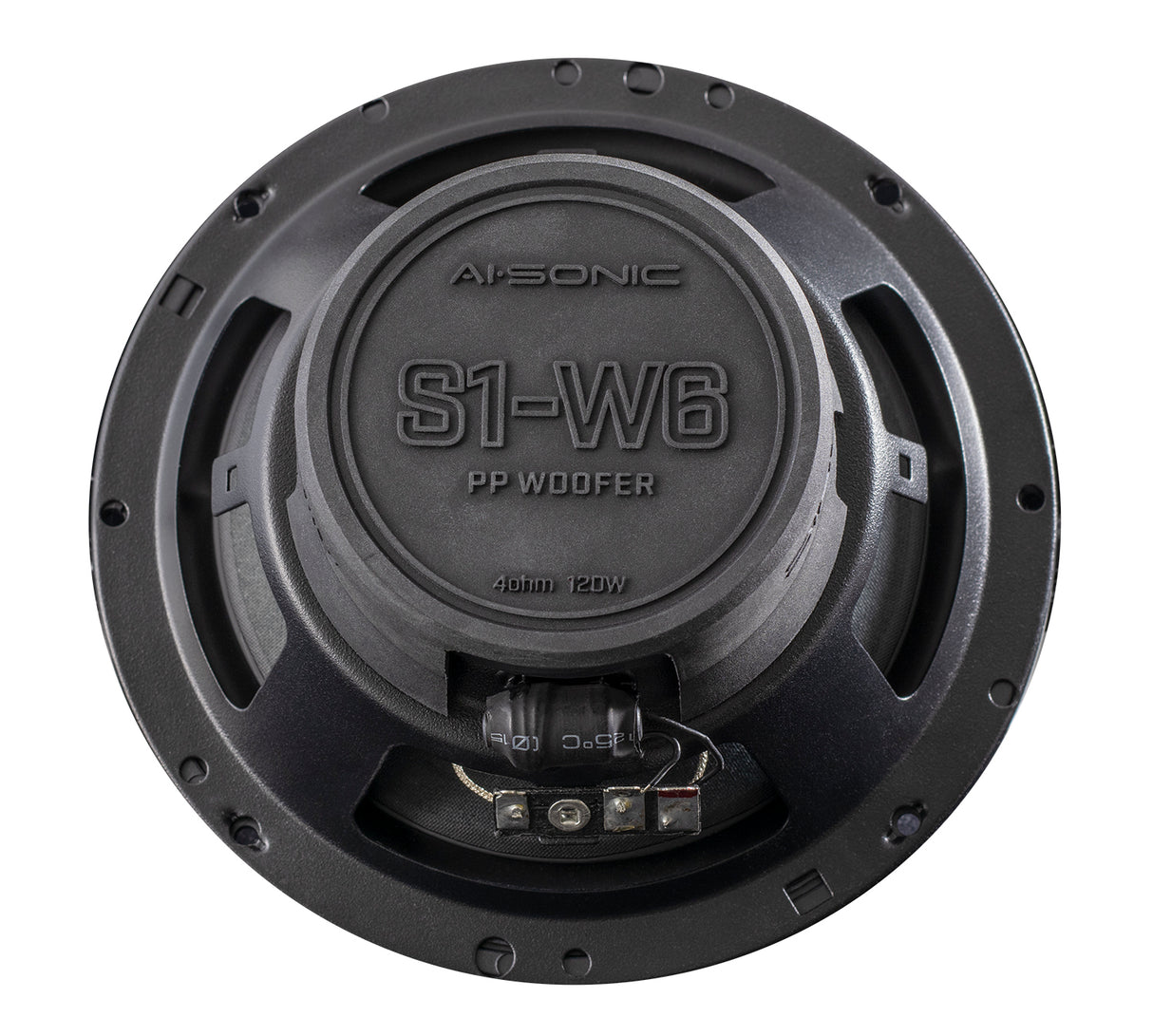 Ai-Sonic S1-MB OEM, komponentiniai garsiakalbiai skirti W211 - Garsiakalbio galinė dalis su laidais
