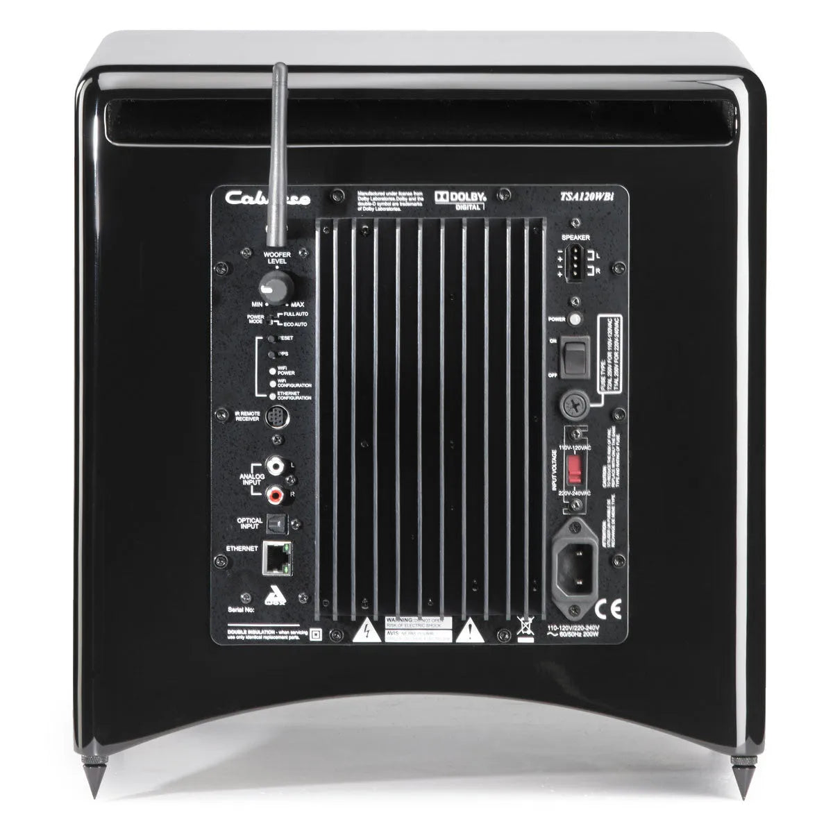 Aktyvi garso kolonėlių sistema Cabasse Stream 3 , su įmontuotu tinklo grotuvu