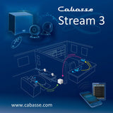 Aktyvi garso kolonėlių sistema Cabasse Stream 3 , su įmontuotu tinklo grotuvu