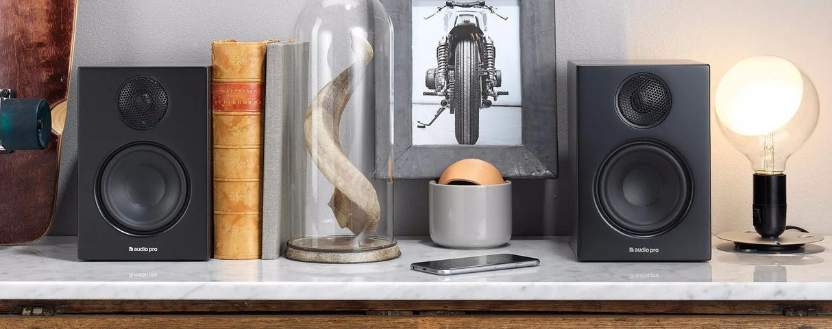 Aktyvios belaidės lentyninės garso kolonėlės Audio Pro T14, Bluetooth