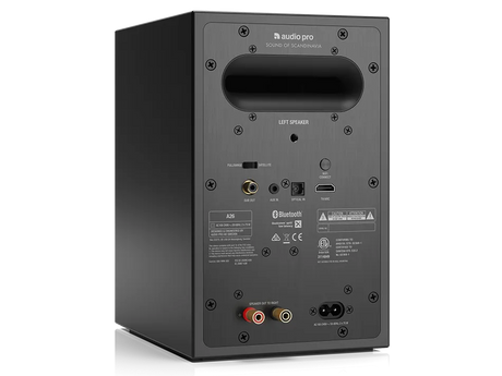 Aktyvios lentyninės garso kolonėlės Audio Pro A26 su Wi-Fi, Bluetooth