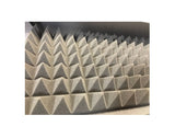 Akustinis porolonas "Piramidės" garso izoliacijai 1x1m