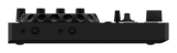 AlphaTheta DDJ-FLX2 - Šoninis vaizdas su jungtimis ir rankenėlėmis
