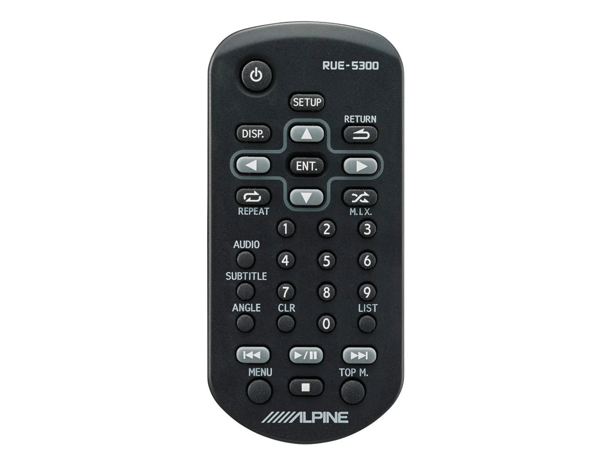Alpine DVE-5300, Papildomas DVD grotuvas - nuotolinio valdymo pultas su mygtukais