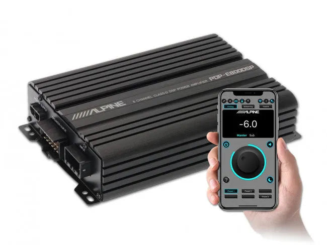 Alpine PDP-E800DSP Skaitmeninis DSP Stiprintuvas