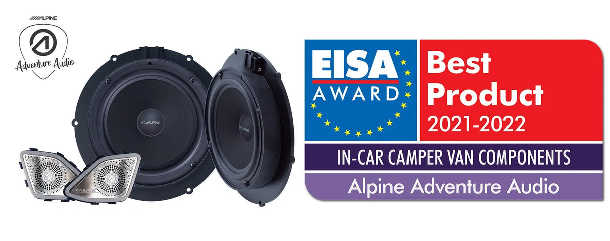 Alpine SPC-106T6, automobiliniai komponentiniai garsiakalbiai skirti VW T6