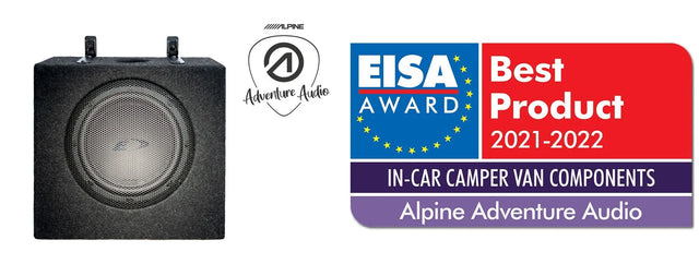 Alpine SWC-D84T6, 180W žemų dažnių garso kolonėlė, skirta WV T6.1