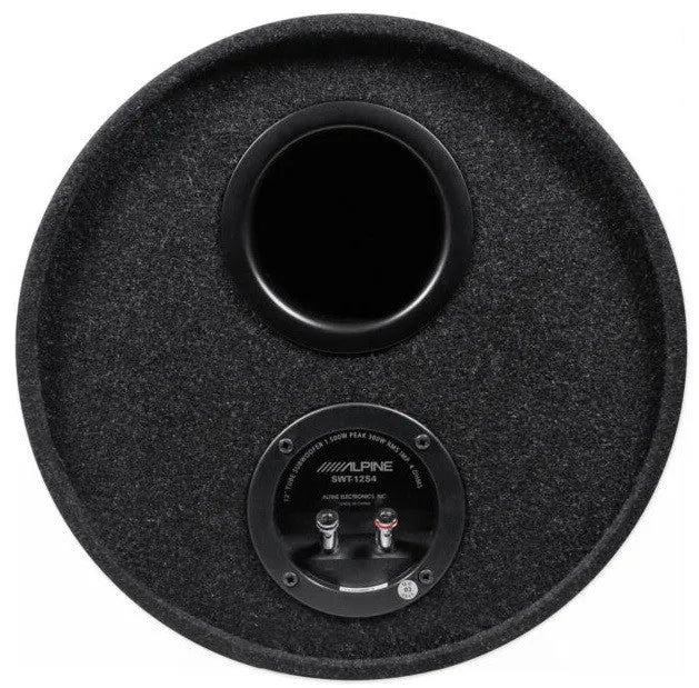 Alpine SWT-12S4, 1000W 12“ (30cm) žemų dažnių garsiakalbis cilindrinėje ventiliuojamoje dėžėje