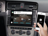 Alpine X903D-G7, automobilinė multimedija- navigacija su TomTom žemėla - iPhone prijungtas prie automobilio multimedijos